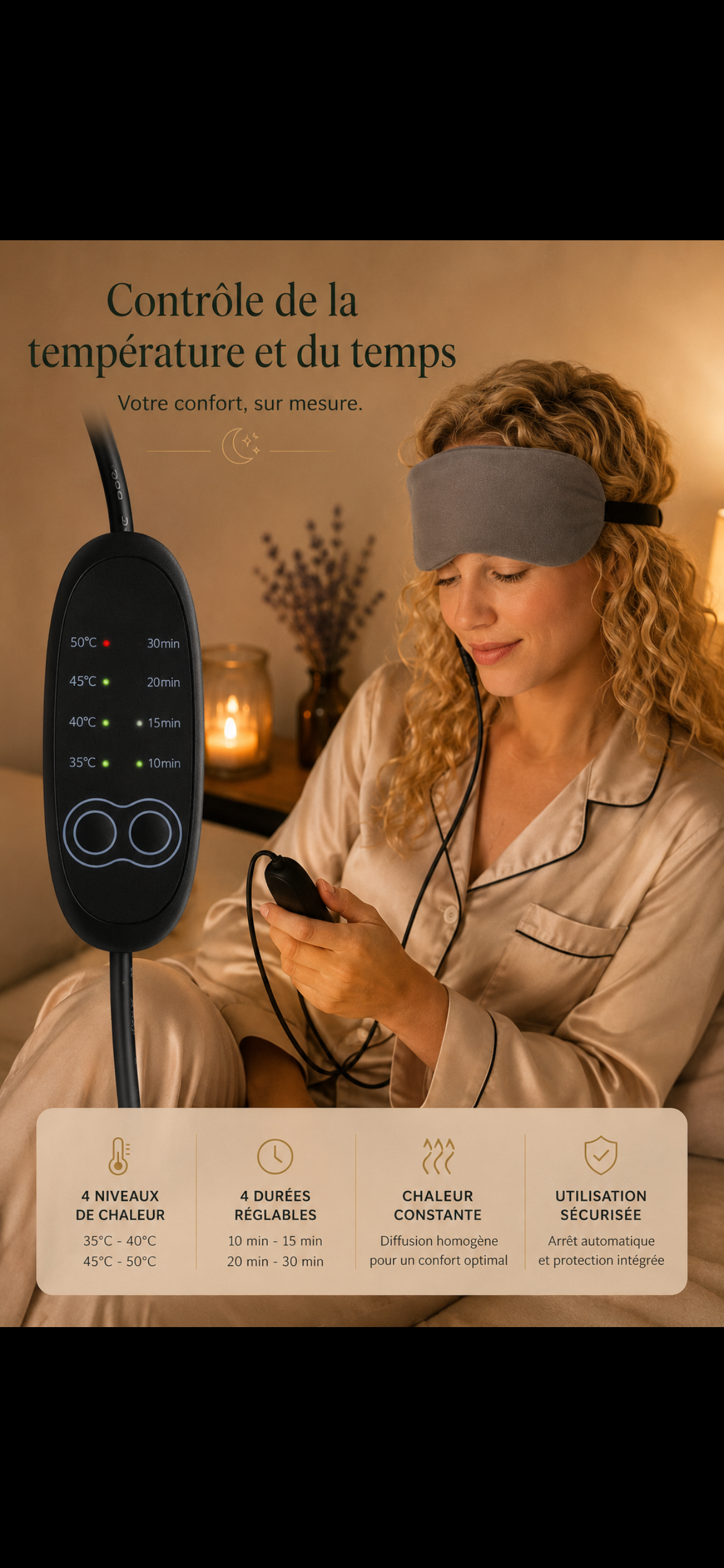 GUIIN Thermo™ — Masque thermique chaud & froid yeux reposés