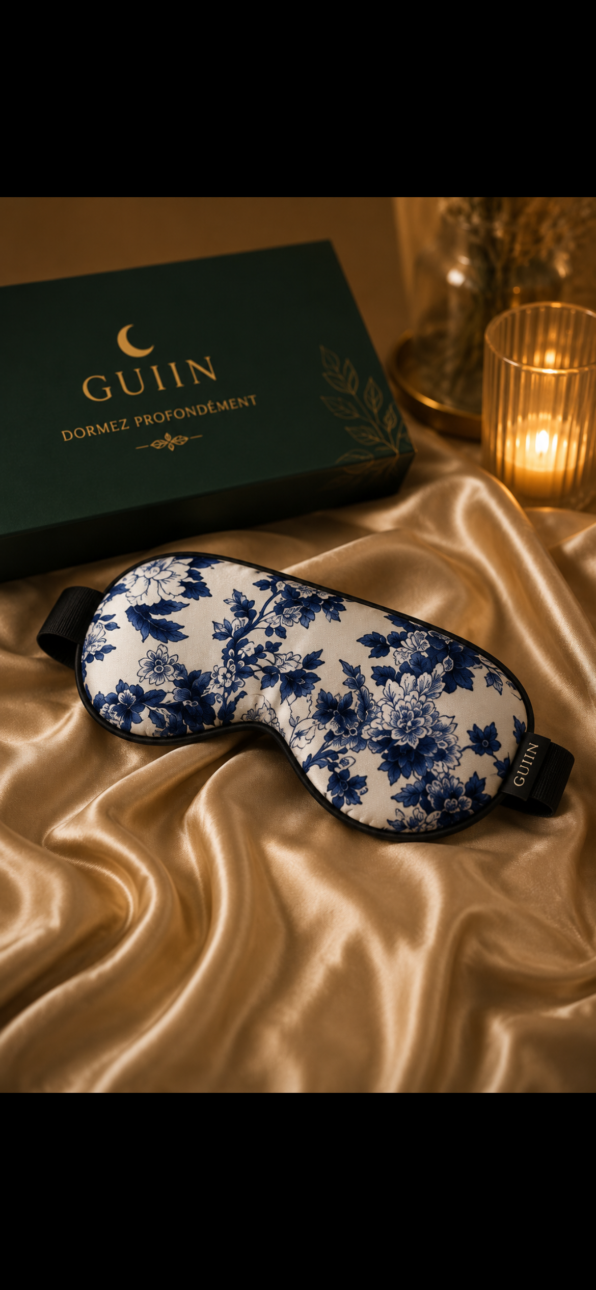 GUIIN Pure Silk™ — Masque en soie de mûrier 22 Momme