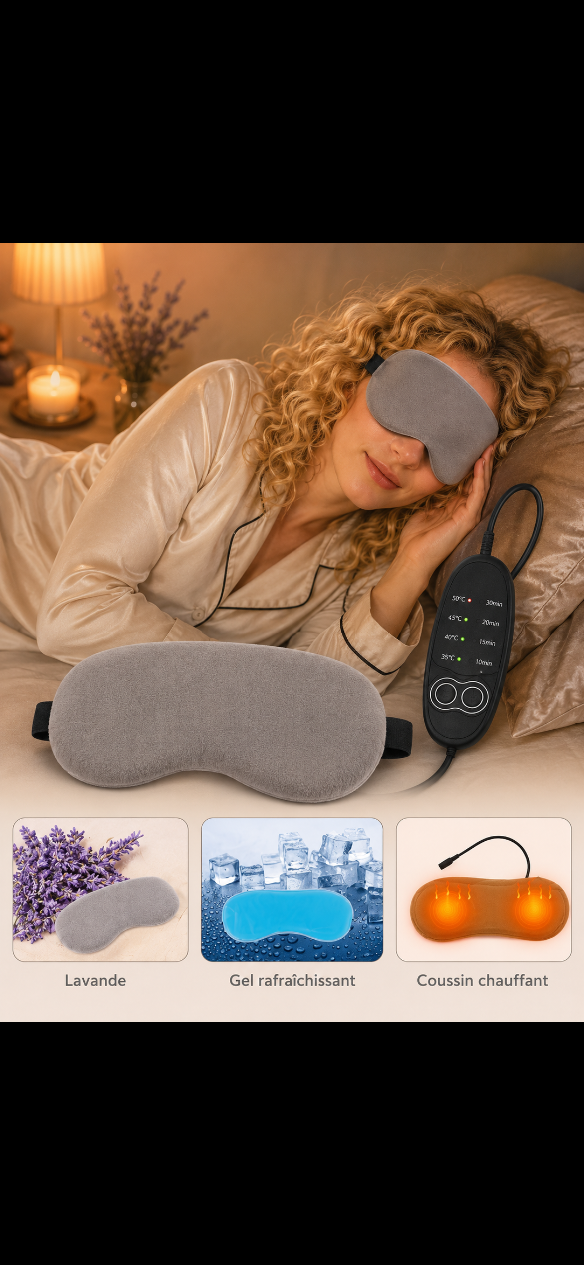 GUIIN Thermo™ — Masque thermique chaud & froid yeux reposés